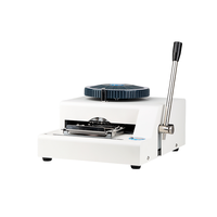 Machine manuelle de gaufrage de plaque d'immatriculation en métal pour collier de plaque d'immatriculation personnalisée