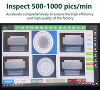 Máquina de Inspección de Tapas de Alta Velocidad (1000 piezas/min) con Alimentación Automática, Cinta Transportadora de Tapado y Detección Visual de Defectos con Rechazo Automático