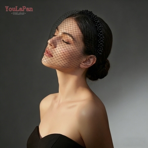 ผ้าคลุมหน้าเจ้าสาวแบบตาข่ายโปร่งประดับมุก รุ่น YouLaPan VA30 สำหรับงานแต่งงาน งานเลี้ยง และงานกลางคืน - Product Image 2