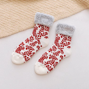 جوارب نسائية دافئة ومريحة من الأكريليك + جوارب سميكة من الريش - Product Image 6
