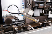 Haohe HH-767-4 Nueva Línea de Producción de Serigrafía Multifuncional de Alta Velocidad y Bajo Ruido, Totalmente Automática, de 4 Colores y 6 Estaciones