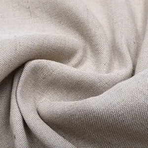 55% rami 45% kain katun goni serat Linen kualitas tinggi tenun Jacquard