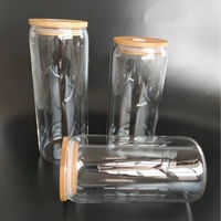 Gobelets à cola ronds en verre borosilicate haute résistance avec couvercle hermétique 500ml 600ml 700ml – Verres à boisson froide, tasses à thé au lait, bouteilles en verre les plus vendues