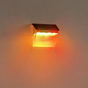 4 <span class=keywords><strong>LED</strong></span> năng lượng mặt trời bước hàng rào ánh sáng cho ngoài trời Vườn môi trường xung quanh ánh sáng, trắng ấm/mát trắng/RGB màu 10 Nhựa 80 Luces solares - Product Image 6