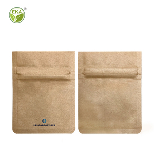 Bolsa de Muestra Reutilizable Minlee, Bolsa de Papel Kraft Marrón, Bolsa Reutilizable para Almacenamiento de Alimentos con Cierre Hermético de Silicona - Product Image 4