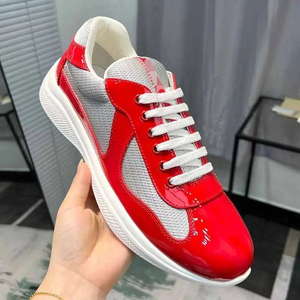 Chaussures de course décontractées de luxe personnalisées pour hommes, baskets de créateur en cuir véritable respirant à bout rond - Product Image 2