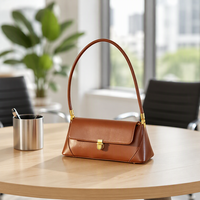 Sac à main de luxe en cuir véritable de vachette à deux niveaux pour femme, imperméable, vintage, avec fermeture éclair unique, tendance