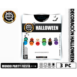 Decorazione di carta a nido d'ape di zucca bicolore di HALLOWEEN decorazioni murali per feste #74835 - Product Image 1