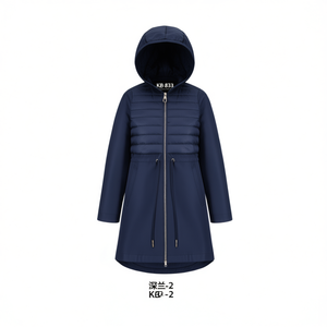 Chaqueta cortavientos de moda para mujer HDJ KB-833, abrigo para mujer de talla grande - Product Image 2