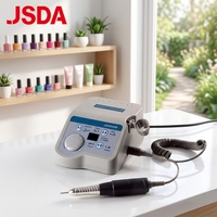 JD8500B Ponceuse à ongles professionnelle populaire 35000 tr/min Moteur à balais 65W 100-240V Prise UK/AU/EU/US Portable ABS Garantie 1 an