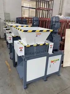 Several Colors High Quality Double Shaft Shredder Wood Pallet Shredder Shredding Machine For Waste Recycling