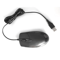 Keyboard dan Mouse USB Berkabel Murah untuk Bisnis, Tersedia Tata Letak Rusia/Prancis/Korea/Spanyol/Portugis, Ready Stock