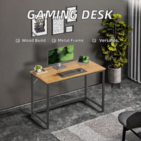 Escritorio para Juegos de Computadora Industrial Pindel Handicraft PH-GT-601, Estructura de Metal y Madera Sólida, para Oficina y Hogar, Ensamblaje Sencillo, Venta al Por Mayor