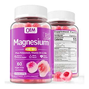 Gomitas de <span class=keywords><strong>Magnesio</strong></span> con Relleno Central, Vitaminas, <span class=keywords><strong>Potasio</strong></span> <span class=keywords><strong>y</strong></span> <span class=keywords><strong>Magnesio</strong></span> con <span class=keywords><strong>Potasio</strong></span> Adicional, Vitamina D3 <span class=keywords><strong>y</strong></span> <span class=keywords><strong>B6</strong></span> para un Sueño Reparador <span class=keywords><strong>y</strong></span> Mejorar el Estado de Ánimo - Product Image 1