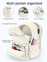 Mochila de Viaje Uselike para Mujer, Capacidad para Laptop de 15.6 Pulgadas, Diseño Acolchado y Bonito, Resistente al Agua