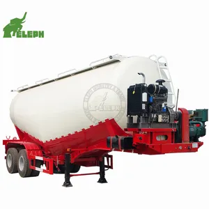 Hot Sale New Gebraucht 25cbm 60 Tonnen Dieselmotor Hochwertiger Bulk Cement Tanker Sattel auflieger