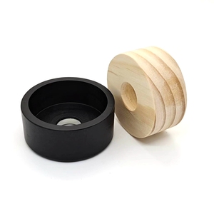 Tapa de Madera Sólida Cuadrada con Tuerca Metálica para Botella de Perfume de Vidrio, con Logotipo Personalizado de Marca OEM, Suministro de Fábrica - Product Image 4