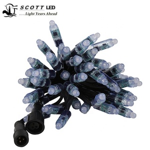 50ct Nút 18awg Trở Lại Dây Thông Minh RGB <span class=keywords><strong>Pixel</strong></span> <span class=keywords><strong>Bullet</strong></span> <span class=keywords><strong>WS2811</strong></span> 12V <span class=keywords><strong>Led</strong></span> Chuỗi Địa Chỉ Kỹ Thuật Số Đầy Đủ Màu Sắc Không Thấm Nước Pigtail - Product Image 5