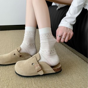 Calzini Sottili a Metà Polpaccio da <span class=keywords><strong>Donna</strong></span>, Nuovo Stile Estivo, Calzini in Puro Cotone a Maglia Aperta, Primavera ed Estate - Product Image 2