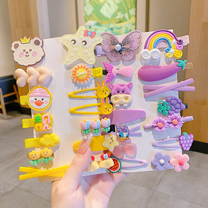 סיטונאי 14pcs חמוד יפה Cartoon גלידת Unicorn ילדים בנות שיער סיכות לשיער סיכות שיער אביזרי ילדה - Product Image 5