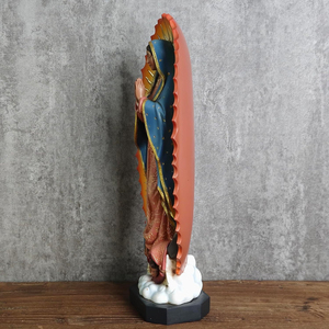 Estatua <span class=keywords><strong>de</strong></span> <span class=keywords><strong>la</strong></span> <span class=keywords><strong>Virgen</strong></span> María <span class=keywords><strong>de</strong></span> Fibra <span class=keywords><strong>de</strong></span> Vidrio, Estilo Occidental, Realista, Personalizable en Tamaño y Color, Pintura Antidecoloración, para Familias - Product Image 4
