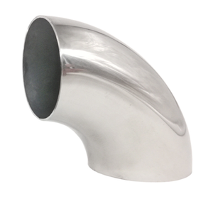 Hecho en China 90 °   Codo de Acero Inoxidable 304, Sin Costuras, para Sistemas de Fluidos Químicos y Corrosivos - Product Image 1