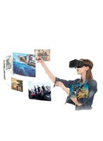 Nouvelles lunettes de réalité virtuelle 3D, casque de jeu, lentilles optiques asphériques polarisées, écran virtuel de 50 à 80 pouces, distance interpupillaire réglable