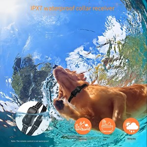 Umweltfreundliches Wasserdichtes IP67 Smart Erziehungshalsband für Kleine Hunde mit Fernbedienung 4200ft Reichweite Piepton & Vibration Training - Product Image 3