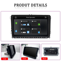 Autoradio multimédia GPS Carplay BT Linux 9 pouces pour Volkswagen VW Polo Jetta Skoda Octavia 2 Golf 5 7 Touran Polo Tiguan