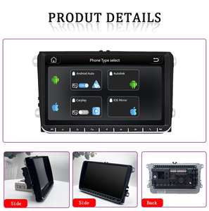 Autoradio multimédia <span class=keywords><strong>GPS</strong></span> Carplay BT Linux 9 pouces pour <span class=keywords><strong>Volkswagen</strong></span> VW Polo Jetta Skoda Octavia 2 Golf 5 7 Touran Polo Tiguan - Product Image 6