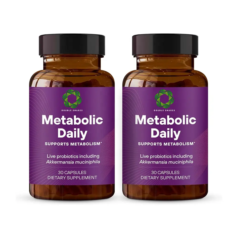 Metabolic Capsules with Supports Metabolism Sustains Energy Levels with Patented Live Capsules