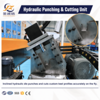 Machine de profilage automatique de profilés sur mesure, commande PLC, équipement de décoration de plafond de forme spéciale