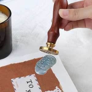 Trung Quốc Nhà Cung Cấp Tùy Chỉnh Con Dấu Sáp Tem Với Tay Cầm Bằng Gỗ - Product Image 5