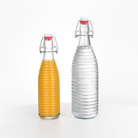 Usine 500ml 1000ml Verre Flip Top Bouteilles Cap pour Boisson Bouteille D'eau Boucle Couvercle Swing Top