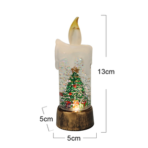 Nuove decorazioni natalizie luci <span class=keywords><strong>di</strong></span> candela lanterne <span class=keywords><strong>di</strong></span> <span class=keywords><strong>cristallo</strong></span> <span class=keywords><strong>di</strong></span> natale <span class=keywords><strong>neve</strong></span> pupazzo <span class=keywords><strong>di</strong></span> <span class=keywords><strong>neve</strong></span> luci LED lampada <span class=keywords><strong>di</strong></span> natale luce notturna - Product Image 2