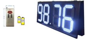 <span class=keywords><strong>Horloge</strong></span> <span class=keywords><strong>murale</strong></span> numérique géante extérieure KENSUN 24 pouces, affichage LED blanc pur, température et heure, étanche IP65, télécommande IR - Product Image 3