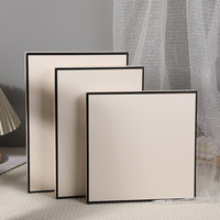 Boîte d'emballage rectangulaire beige simple en carton pour foulard, nœud papillon, chemise haut de gamme, boîte cadeau vide personnalisable