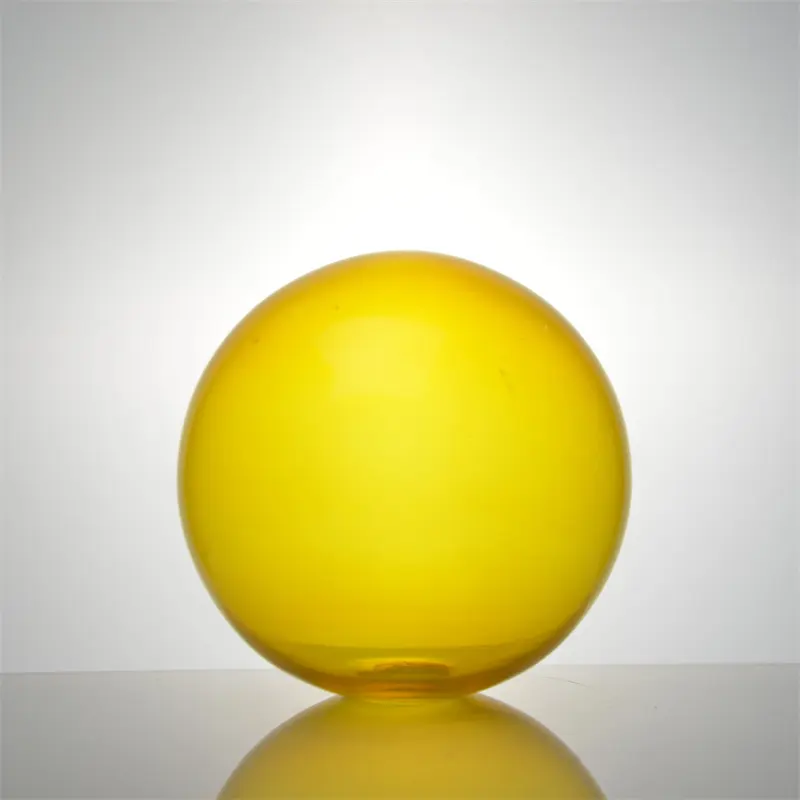 Hand Made Round Clear Borosilicate Glass Globe Ball Pendant Lamp Shade Lighting Fixture