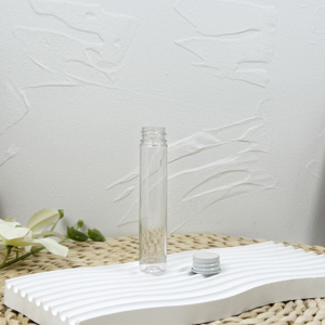 หลอดทดลองพลาสติกใสขนาด50มล. 100มล. 150มล. พร้อมหลอดบรรจุภัณฑ์ฝาเกลียวอลูมิเนียม - Product Image 1