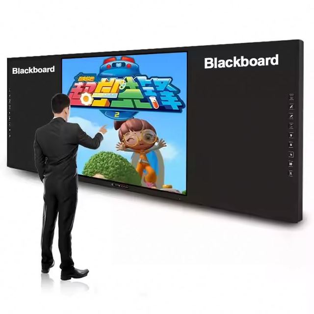Wall Mounted Touch Screen Interactive Smart Capacitive Touch Screen Nano Blackboard for Classroom