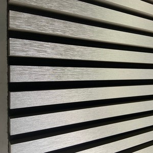 Paneles de pared acústicos 3D de madera <span class=keywords><strong>Akupanel</strong></span>, aislamiento acústico, diseño contemporáneo, Color personalizado, decoración Interior para sala de estar, apartamento - Product Image 5