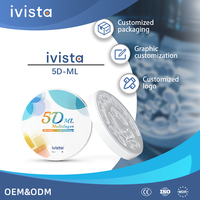 IVISTA 4D-ML 700-1000Mpa Ketahanan Tekuk 45%-59% Disk Keramik Zirkonia Multilayer Translusen untuk Teknologi Gigi