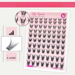 <span class=keywords><strong>Pestañas</strong></span> Postizas Autoadhesivas Sin Pegamento, Delgadas y Suaves, Fibra Importada, Semi-Manuales, Estilo Europeo Americano - Product Image 4