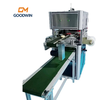 Machine d'emballage automatique de savon en film étirable avec scellage Sun Pleat pour savon rond d'hôtel, emballage en film plastique transparent