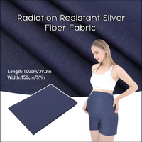 Tissu fonctionnel antistatique en fibre métallique à 30 % pour vêtements de maternité, fil spécial anti-rayonnement, tissu en fibre mélangée pour vêtements