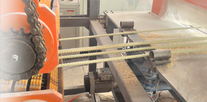 Ligne de production de barres d'armature en PRV 6mm-32mm <span class=keywords><strong>Prix</strong></span> usine Chine Personnalisée Pliage et découpe par pultrusion Certifiée ISO9001/CE - Product Image 1
