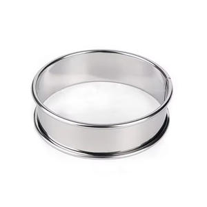 Anneaux de tarte à muffins en acier inoxydable Moule rond en métal à double roulage ou gâteau à tarte aux fruits Cookie Cuisine Biscuit Pâtisserie - Product Image 2
