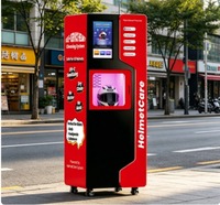 Machine de nettoyage à sec pour casques, double cabine, entièrement automatique