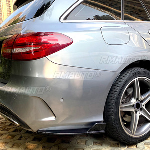 กันชนหลังลิปดิฟฟิวเซอร์ด้านข้างสปอยเลอร์สำหรับ Mercedes-Benz C-Class Estate Wagon S205 C200 C260ชุดบอดี้2015-2021 - Product Image 6