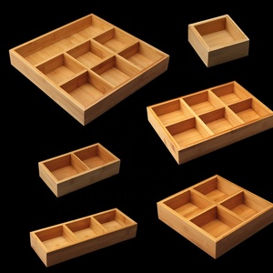 Snacks Teller Home Restaurants Sushi Hot <span class=keywords><strong>Pot</strong></span> Gerichte Bambus geteilt Serviert ablett für die Küche Essen Snacks - Product Image 1